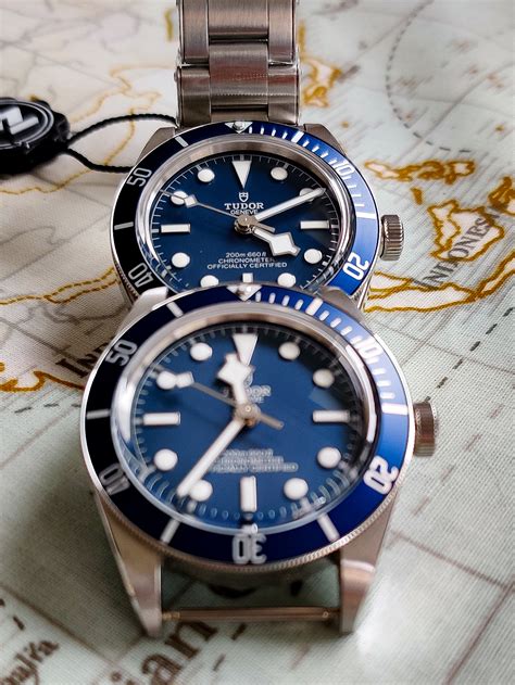 tudor black bay gen vs replica endpieces